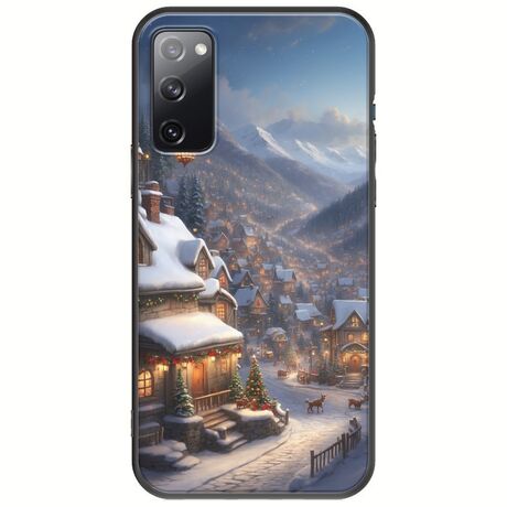 Cozy Christmas Village Samsung Galaxy S20 Black TPU (Μαύρη Σιλικόνη)