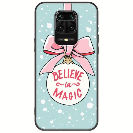 Believe In Magic Xiaomi Redmi Note 9S / 9 Pro / 9 Pro Max Black TPU (Μαύρη Σιλικόνη)