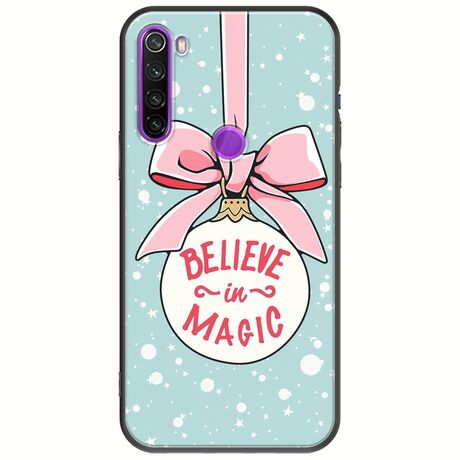 Believe In Magic Xiaomi Redmi Note 8 2021 Black TPU (Μαύρη Σιλικόνη)
