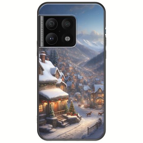 Cozy Christmas Village OnePlus 10 Pro Black TPU (Μαύρη Σιλικόνη)