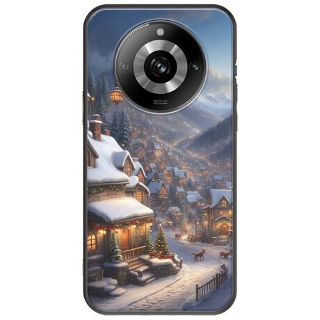 Cozy Christmas Village Realme 11 Pro 5G Black TPU (Μαύρη Σιλικόνη)