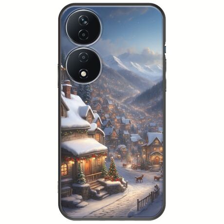 Cozy Christmas Village Honor 90 Smart 5G Black TPU (Μαύρη Σιλικόνη)