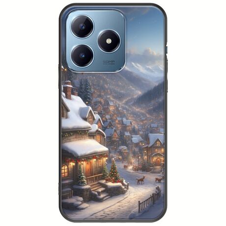 Cozy Christmas Village Realme C63 Black TPU (Μαύρη Σιλικόνη)