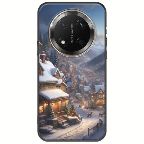 Cozy Christmas Village Honor Magic 7 Lite 5G Black TPU (Μαύρη Σιλικόνη)
