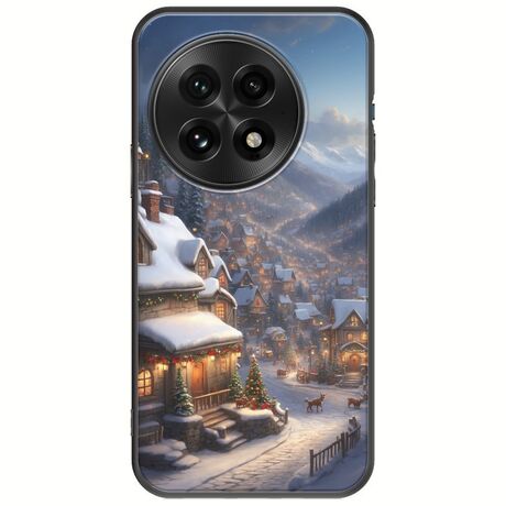 Cozy Christmas Village OnePlus 13 5G Black TPU (Μαύρη Σιλικόνη)