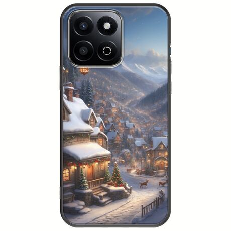 Cozy Christmas Village Honor 200 Smart 5G Black TPU (Μαύρη Σιλικόνη)