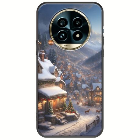 Cozy Christmas Village Realme 13 Pro 5G Black TPU (Μαύρη Σιλικόνη)