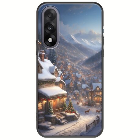 Cozy Christmas Village OnePlus Nord 5 5G Black TPU (Μαύρη Σιλικόνη)