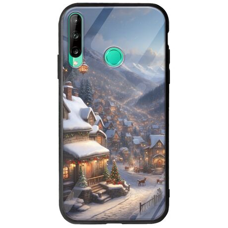 Cozy Christmas Village Huawei P40 Lite E Groove TPU (Tempered Glass και TPU)