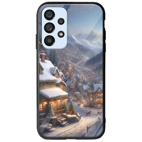 Cozy Christmas Village Samsung Galaxy A53 5G Groove TPU (Tempered Glass και TPU)