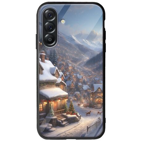 Cozy Christmas Village Samsung Galaxy A56 5G Groove TPU (Tempered Glass και TPU)