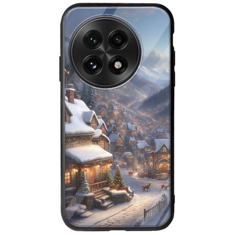 Cozy Christmas Village OnePlus 13 5G Groove TPU (Tempered Glass και TPU)