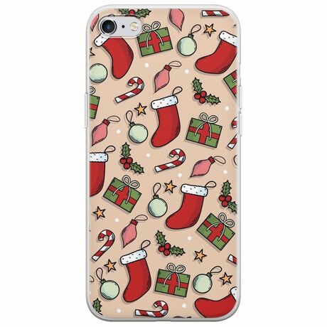 Cute Xmas iPhone 6/6s Flexible TPU (Διάφανη Σιλικόνη)