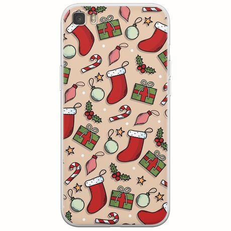 Cute Xmas Huawei P8 Lite Flexible TPU (Διάφανη Σιλικόνη)