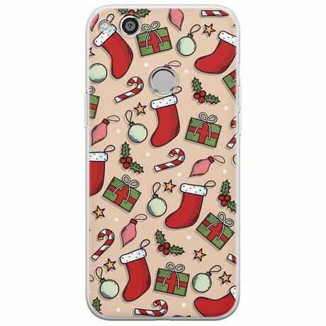Cute Xmas Huawei P9 Lite 2017 / P8 Lite 2017 Flexible TPU (Διάφανη Σιλικόνη)