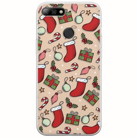 Cute Xmas Huawei P Smart Flexible TPU (Διάφανη Σιλικόνη)