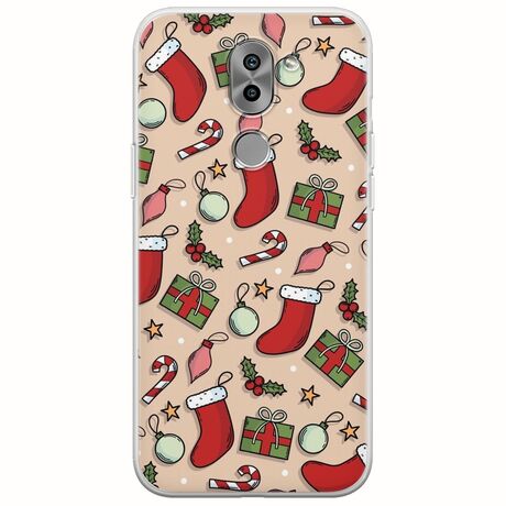 Cute Xmas Huawei Honor 6X Flexible TPU (Διάφανη Σιλικόνη)