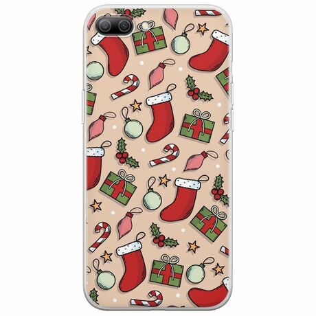Cute Xmas Huawei Honor 10 Flexible TPU (Διάφανη Σιλικόνη)