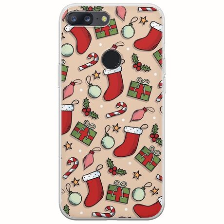 Cute Xmas OnePlus 5T Flexible TPU (Διάφανη Σιλικόνη)