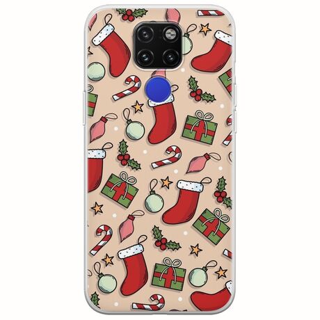 Cute Xmas Huawei Mate 20 Flexible TPU (Διάφανη Σιλικόνη)