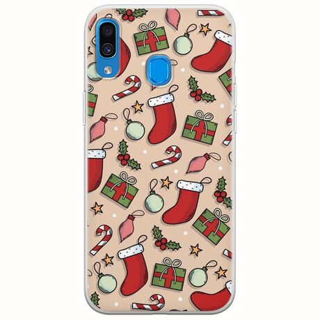 Cute Xmas Samsung Galaxy A20e Flexible TPU (Διάφανη Σιλικόνη)