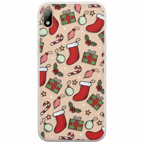 Cute Xmas Huawei Y5 2019 Flexible TPU (Διάφανη Σιλικόνη)