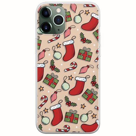 Cute Xmas iPhone 11 Pro Flexible TPU (Διάφανη Σιλικόνη)