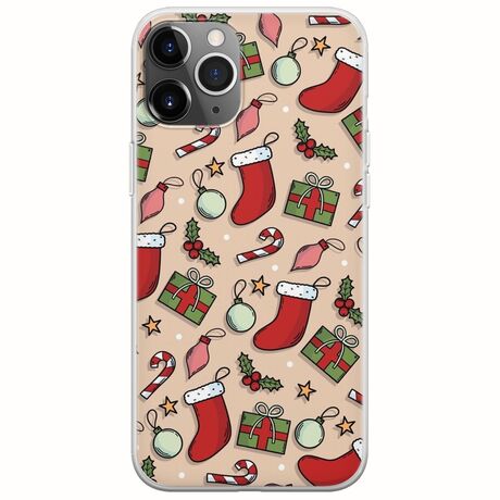 Cute Xmas iPhone 11 Pro Max Flexible TPU (Διάφανη Σιλικόνη)