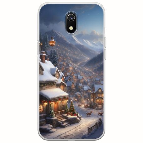 Cozy Christmas Village Xiaomi Redmi 8A Flexible TPU (Διάφανη Σιλικόνη)