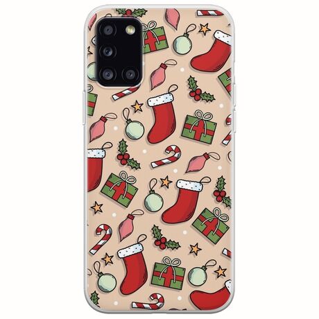 Cute Xmas Samsung Galaxy A31 Flexible TPU (Διάφανη Σιλικόνη)