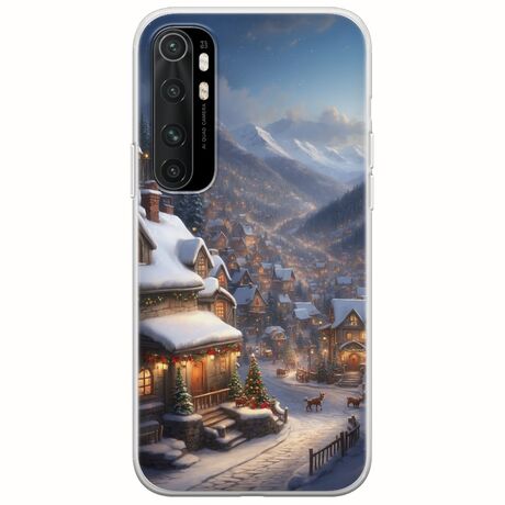 Cozy Christmas Village Xiaomi Mi Note 10 Lite Flexible TPU (Διάφανη Σιλικόνη)