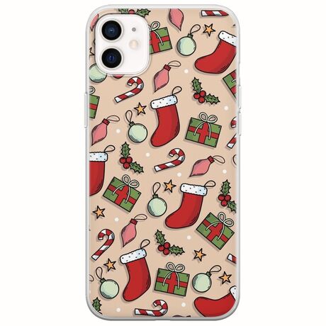 Cute Xmas iPhone 12 mini Flexible TPU (Διάφανη Σιλικόνη)