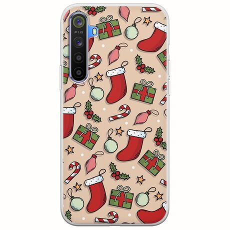 Cute Xmas Realme 6 Pro Flexible TPU (Διάφανη Σιλικόνη)
