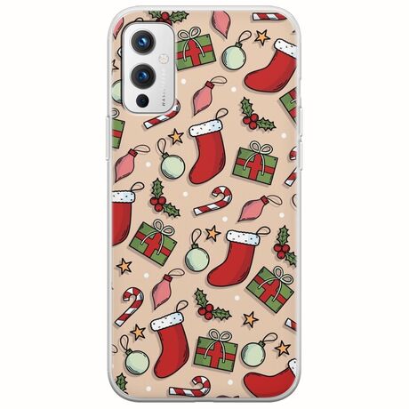 Cute Xmas OnePlus 9 Flexible TPU (Διάφανη Σιλικόνη)