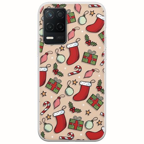 Cute Xmas Realme 8 5G Flexible TPU (Διάφανη Σιλικόνη)