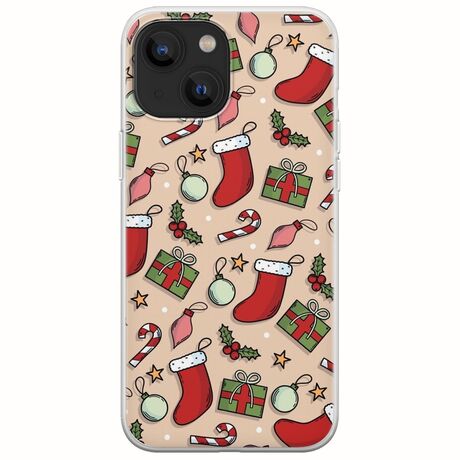 Cute Xmas iPhone 13 mini Flexible TPU (Διάφανη Σιλικόνη)