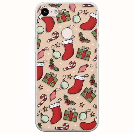 Cute Xmas Google Pixel 3 Flexible TPU (Διάφανη Σιλικόνη)