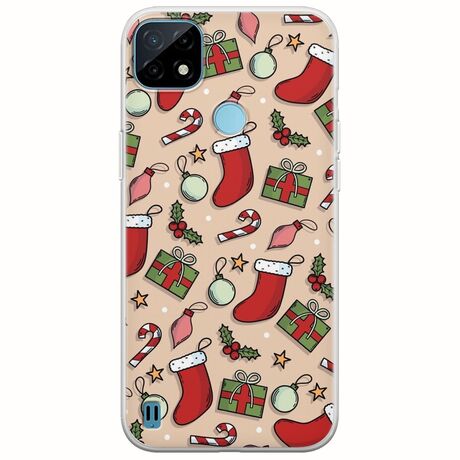 Cute Xmas Realme C21Y / Realme C25Y Flexible TPU (Διάφανη Σιλικόνη)