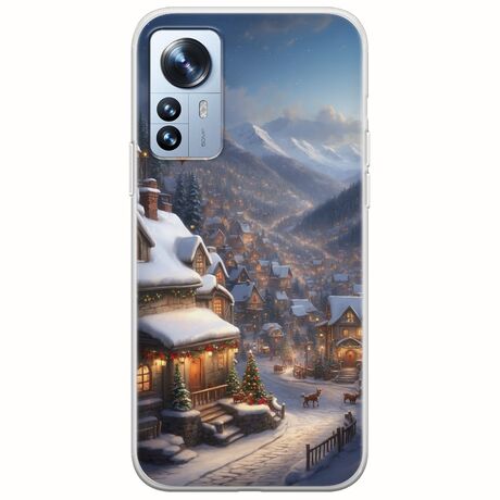 Cozy Christmas Village Xiaomi 12 Pro Flexible TPU (Διάφανη Σιλικόνη)
