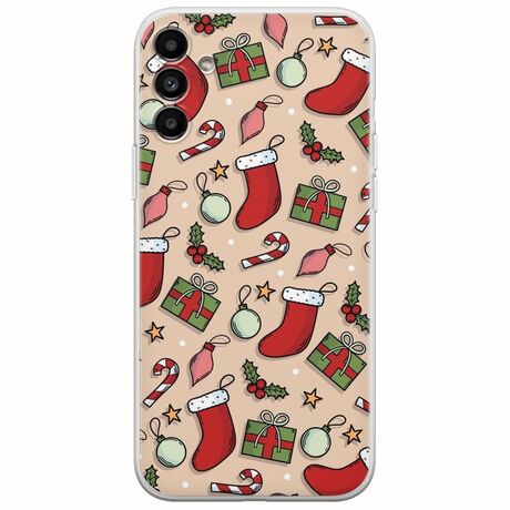 Cute Xmas Samsung Galaxy A04s Flexible TPU (Διάφανη Σιλικόνη)