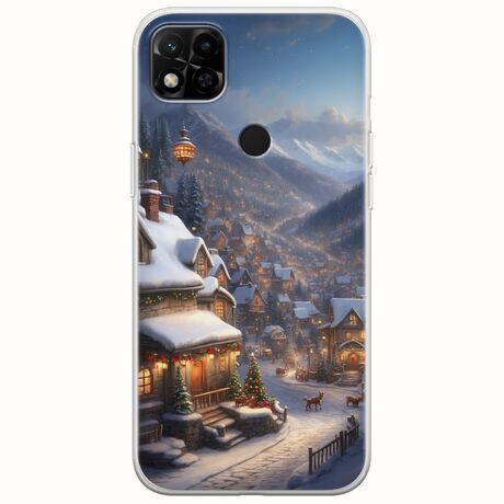 Cozy Christmas Village Xiaomi Redmi 10A Flexible TPU (Διάφανη Σιλικόνη)