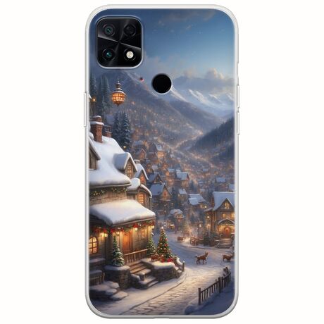 Cozy Christmas Village Xiaomi Poco C40 Flexible TPU (Διάφανη Σιλικόνη)