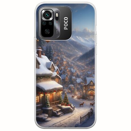 Cozy Christmas Village Xiaomi Poco M5s Flexible TPU (Διάφανη Σιλικόνη)