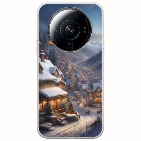 Cozy Christmas Village Xiaomi 12S Ultra Flexible TPU (Διάφανη Σιλικόνη)