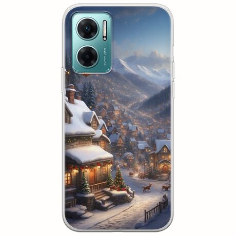 Cozy Christmas Village Xiaomi Redmi 10 5G Flexible TPU (Διάφανη Σιλικόνη)