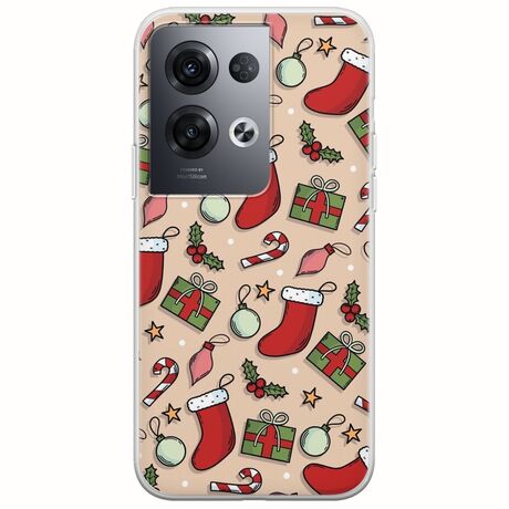 Cute Xmas Oppo Reno 8 Pro 5G Flexible TPU (Διάφανη Σιλικόνη)