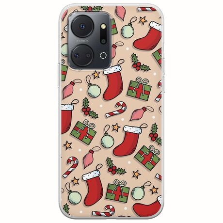 Cute Xmas Honor X7a Flexible TPU (Διάφανη Σιλικόνη)