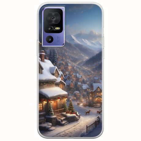 Cozy Christmas Village TCL 40 SE Flexible TPU (Διάφανη Σιλικόνη)