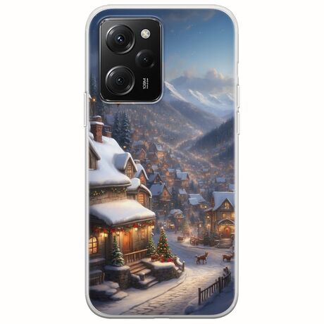 Cozy Christmas Village Xiaomi Poco X5 Pro 5G Flexible TPU (Διάφανη Σιλικόνη)