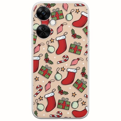 Cute Xmas OnePlus Nord CE 3 Lite 5G Flexible TPU (Διάφανη Σιλικόνη)